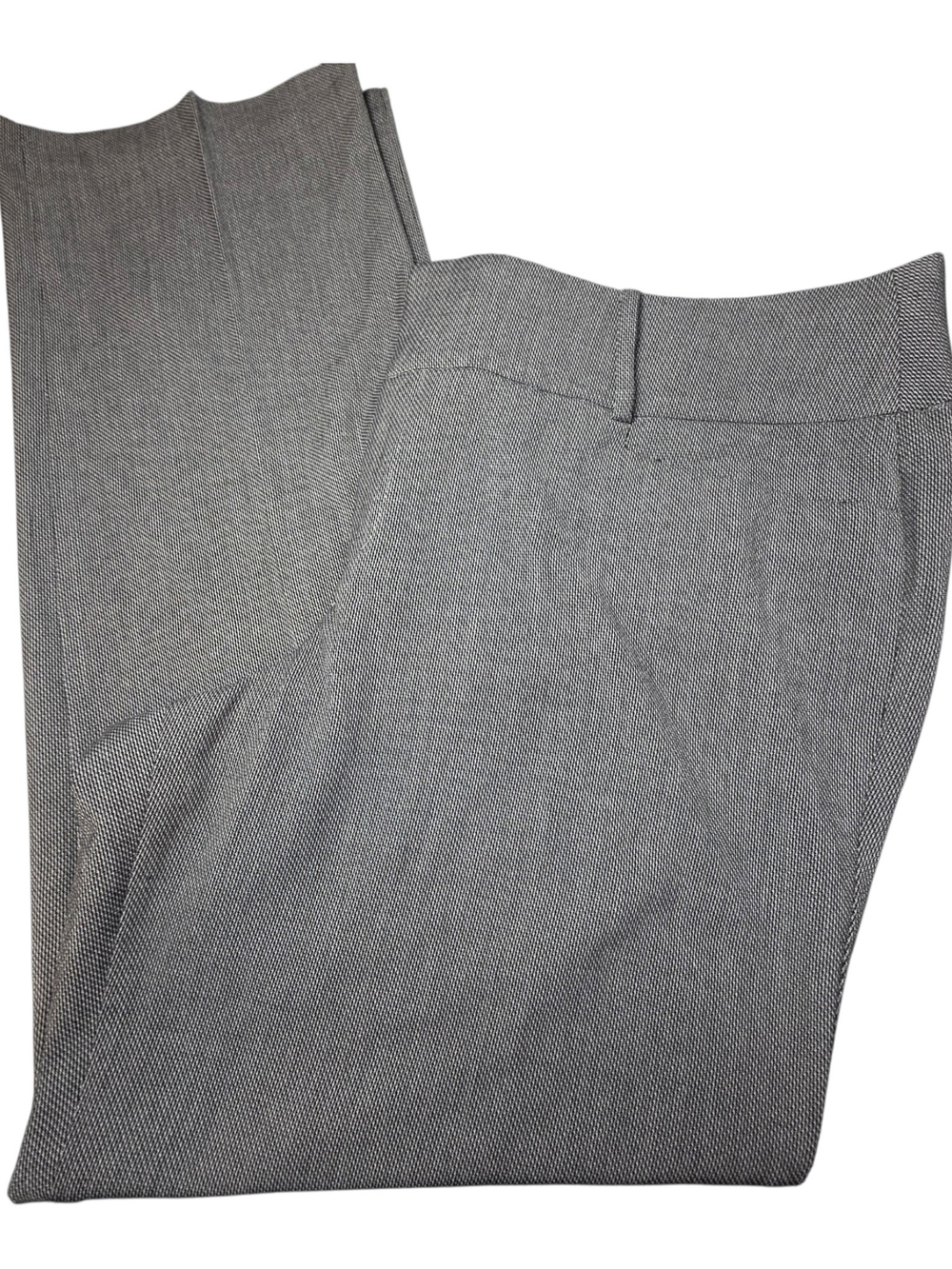Nine West Houndstooth Bootcut Dress Pants Trousers 18 Gray Black Office Workwear